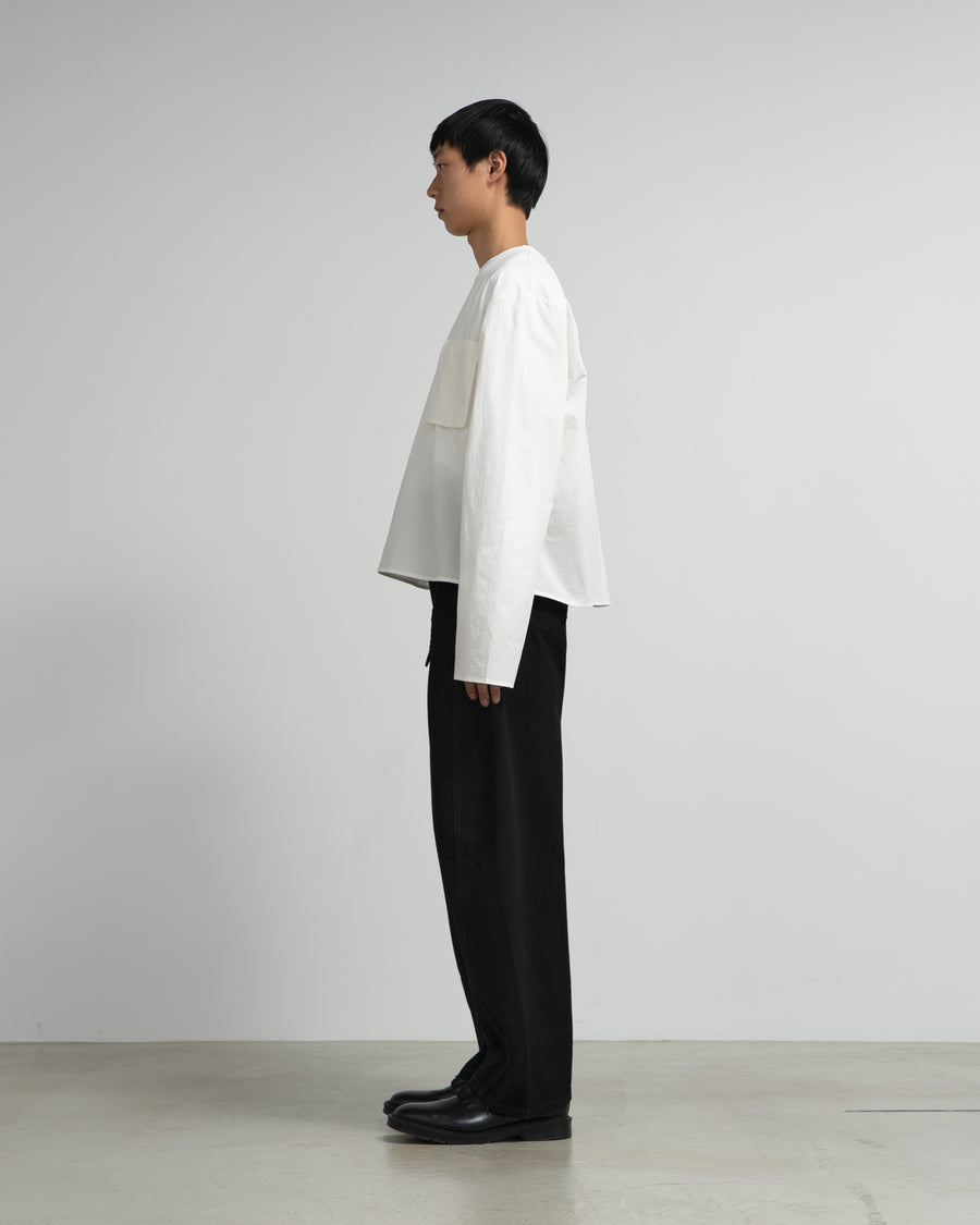 LONG SLEEVE T-SHIRT CREPON
