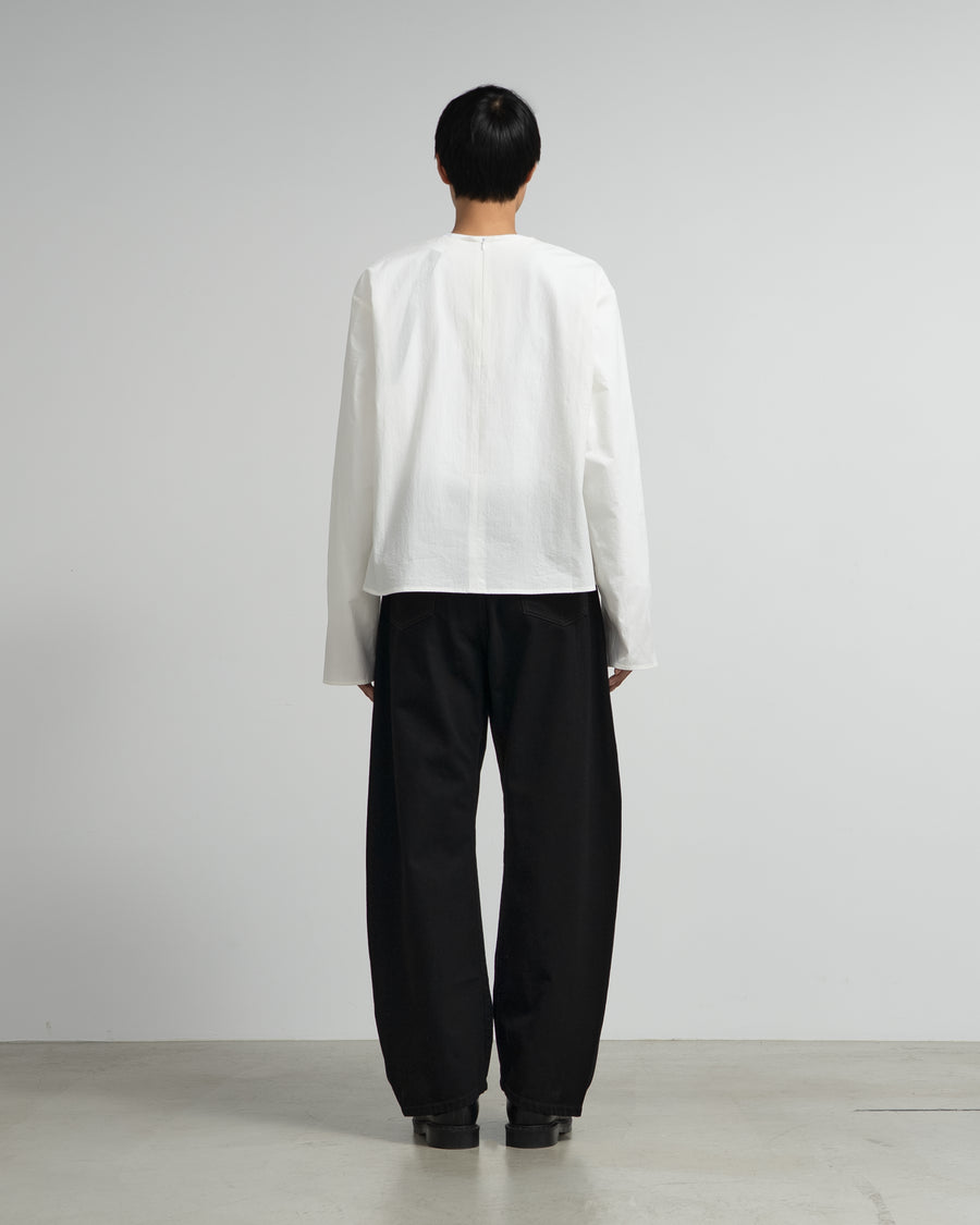 LONG SLEEVE T-SHIRT CREPON