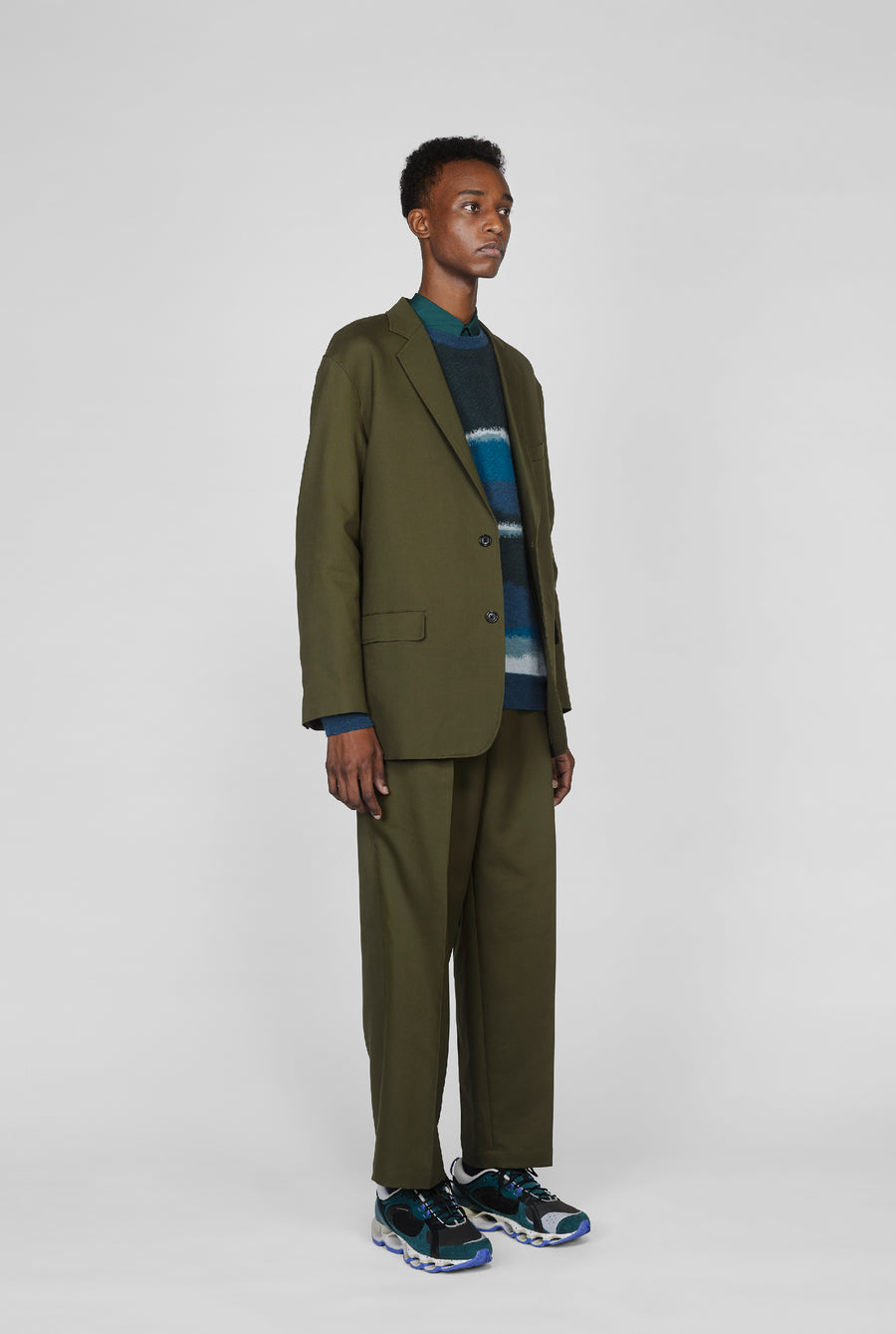 Suvin Double Weave Tapered Trousers