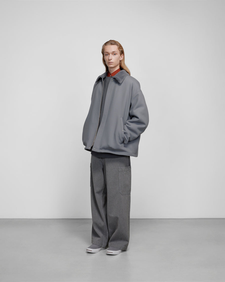 -SALE- Boa Lined Triple Cloth Jacket