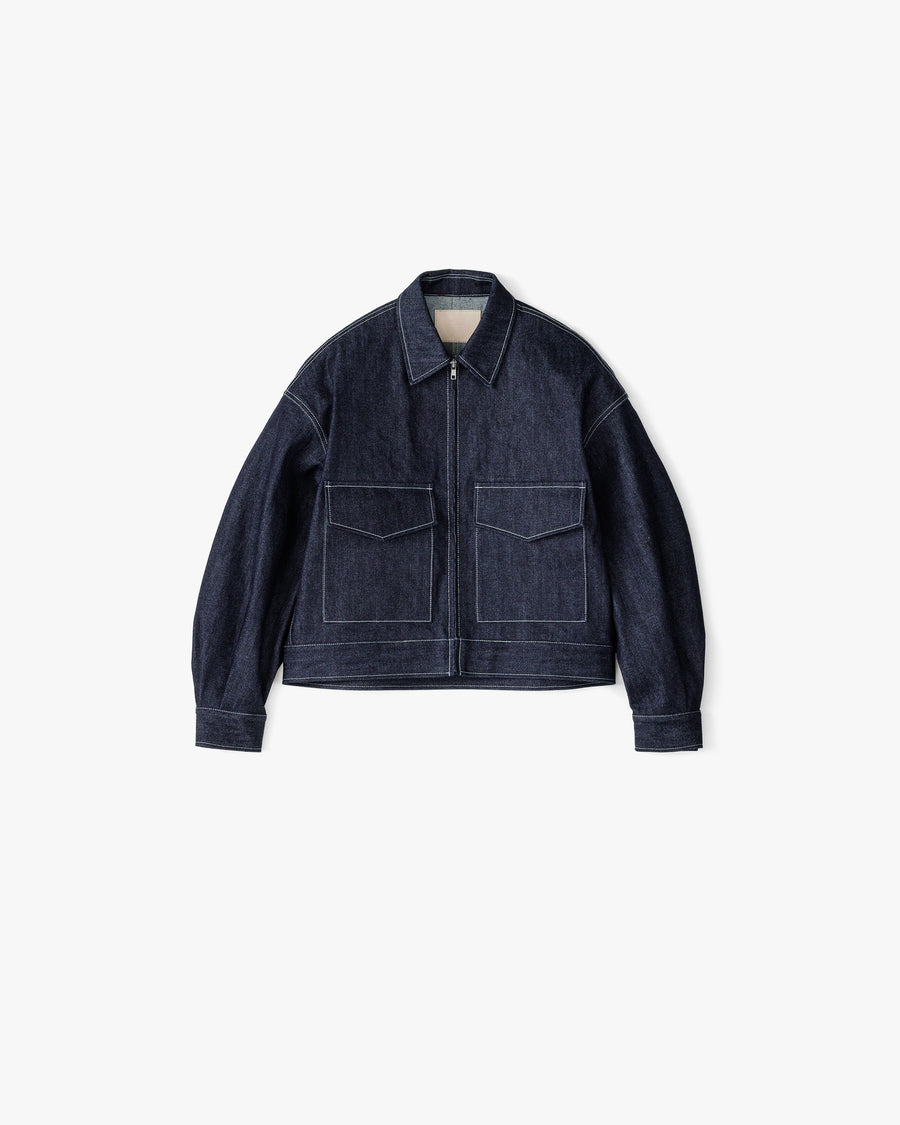 Selvage Denim Zip Jacket