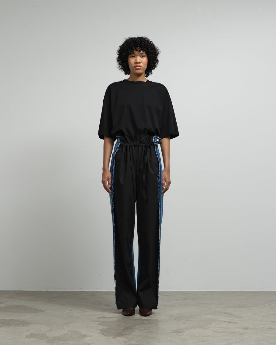 DOUBLE COTTON TWILL-DENIM JEANS