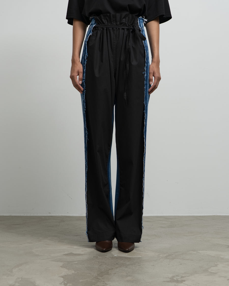 DOUBLE COTTON TWILL-DENIM JEANS