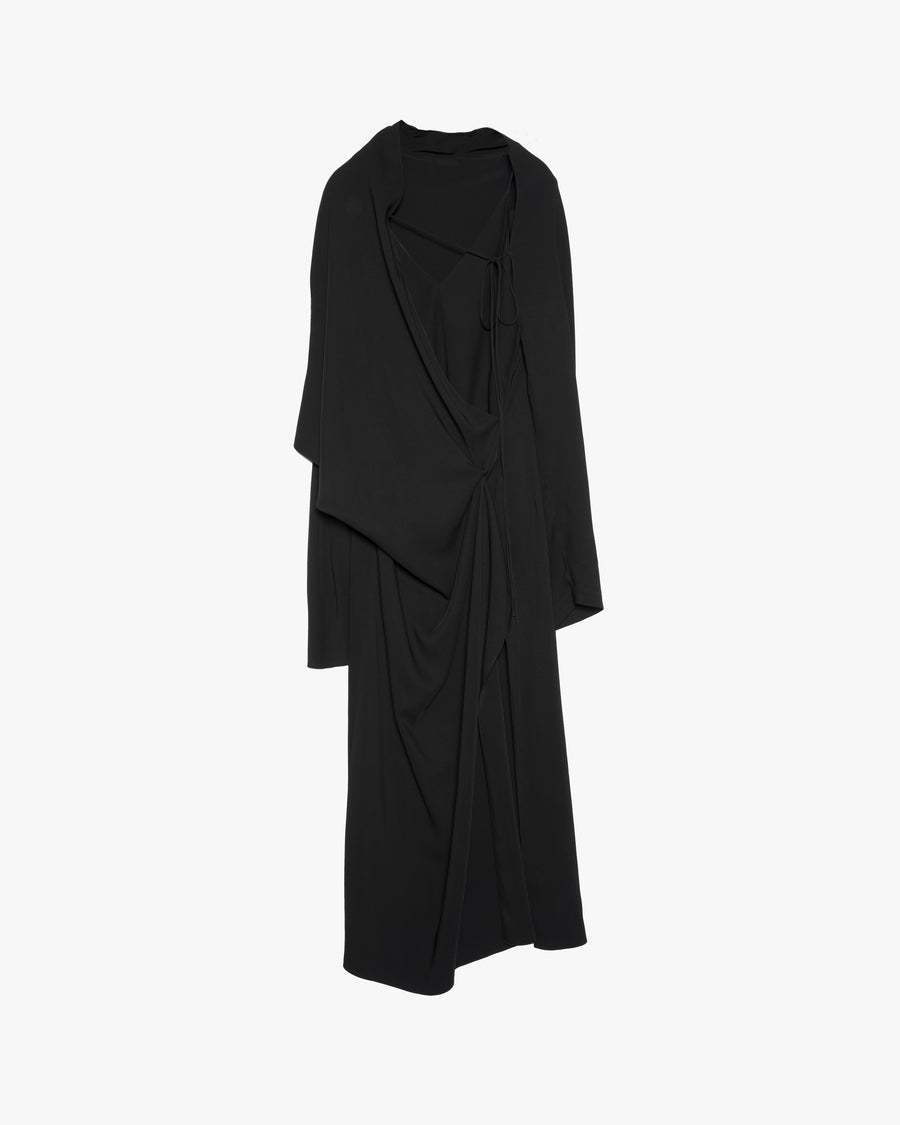 MAXI SLIP DRESS WITH SCARF DETAIL