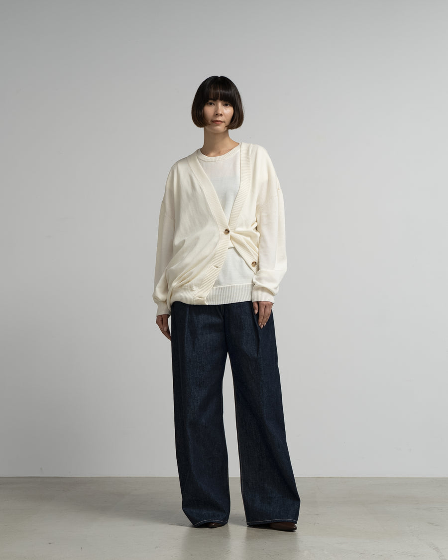 LAYERED KNIT CARDIGAN