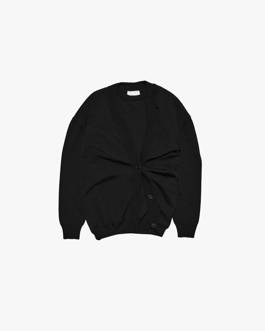 LAYERED KNIT CARDIGAN
