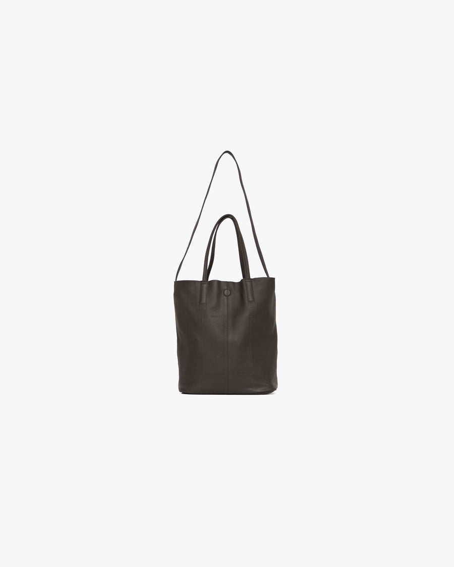 3WAY MEDIUM TOTE  DARK CHOCO (Short)