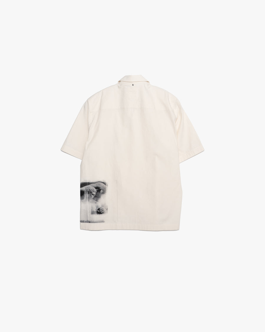 SS SHIRT WITH PLACED PRINT
