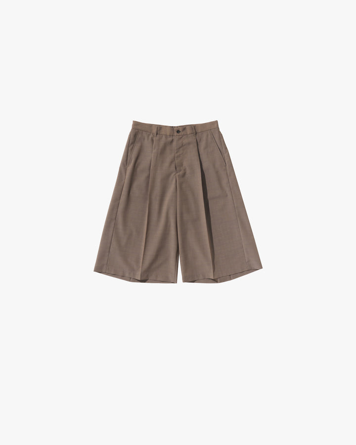 TUCK WIDE SHORTS C