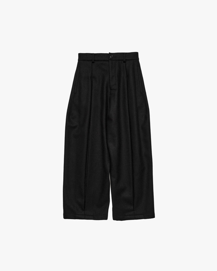 BOX PLEAT TROUSER WOOL