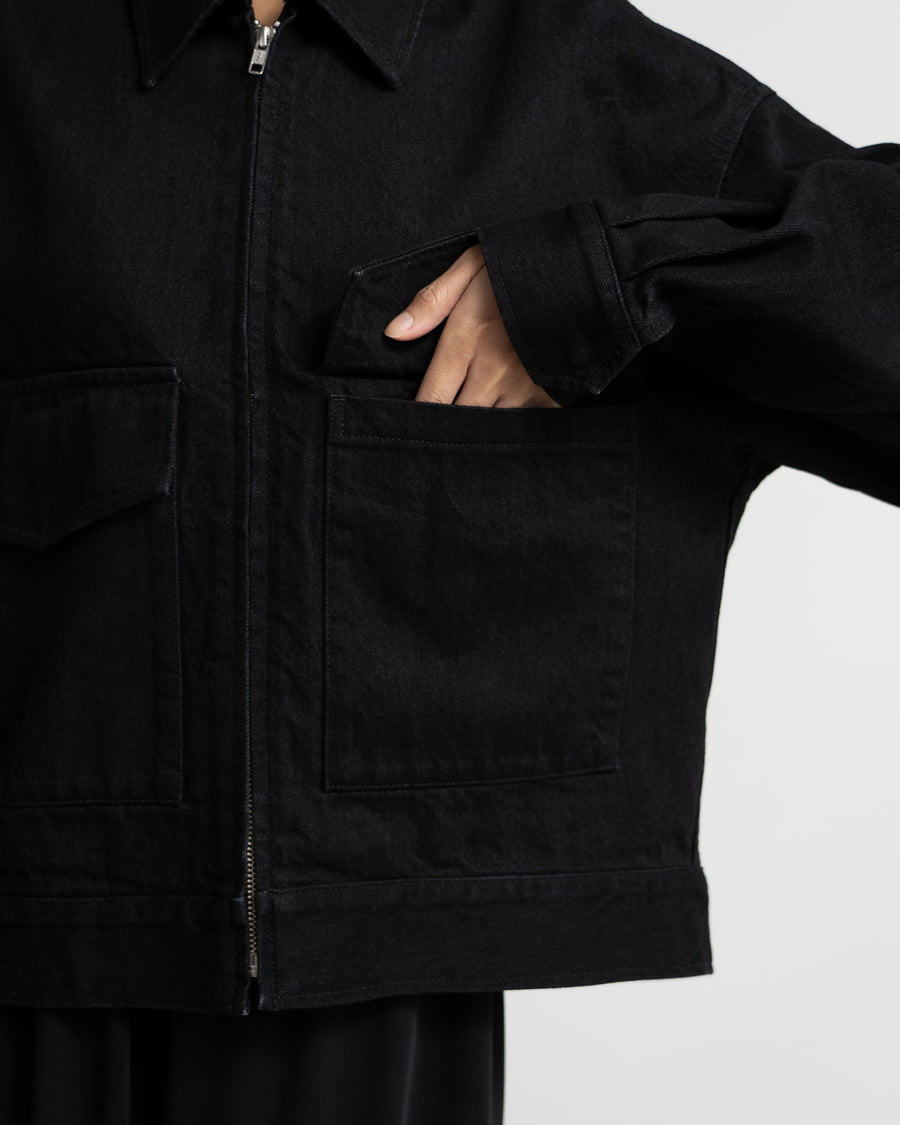 Selvage Denim Zip Jacket