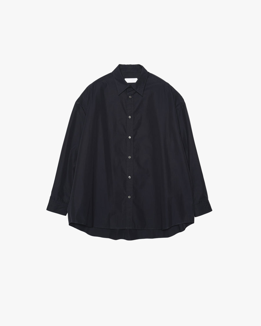 High Count Broad L/S Oversized Regular Collar Shirt