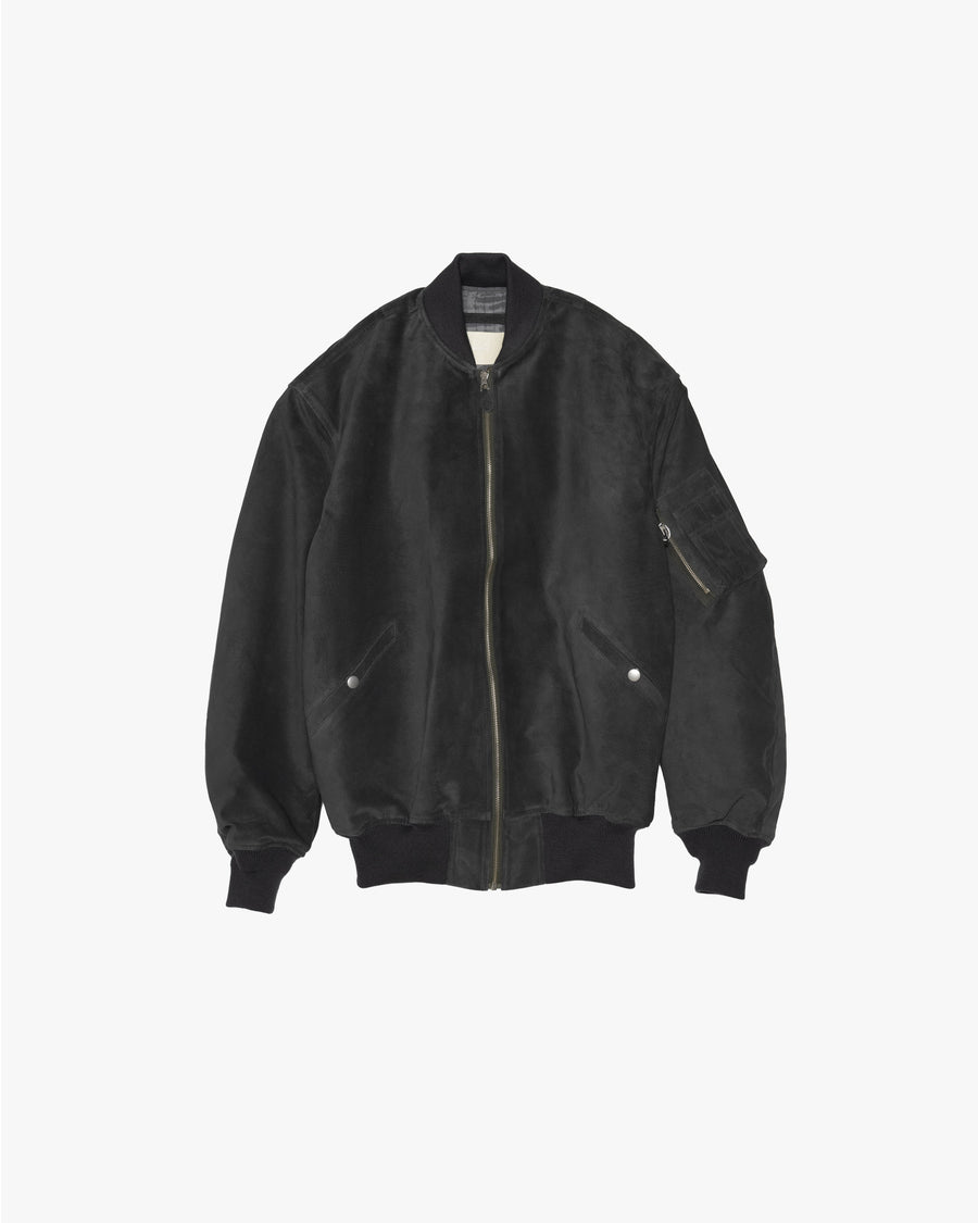 SUEDE BOMBER JACKET
