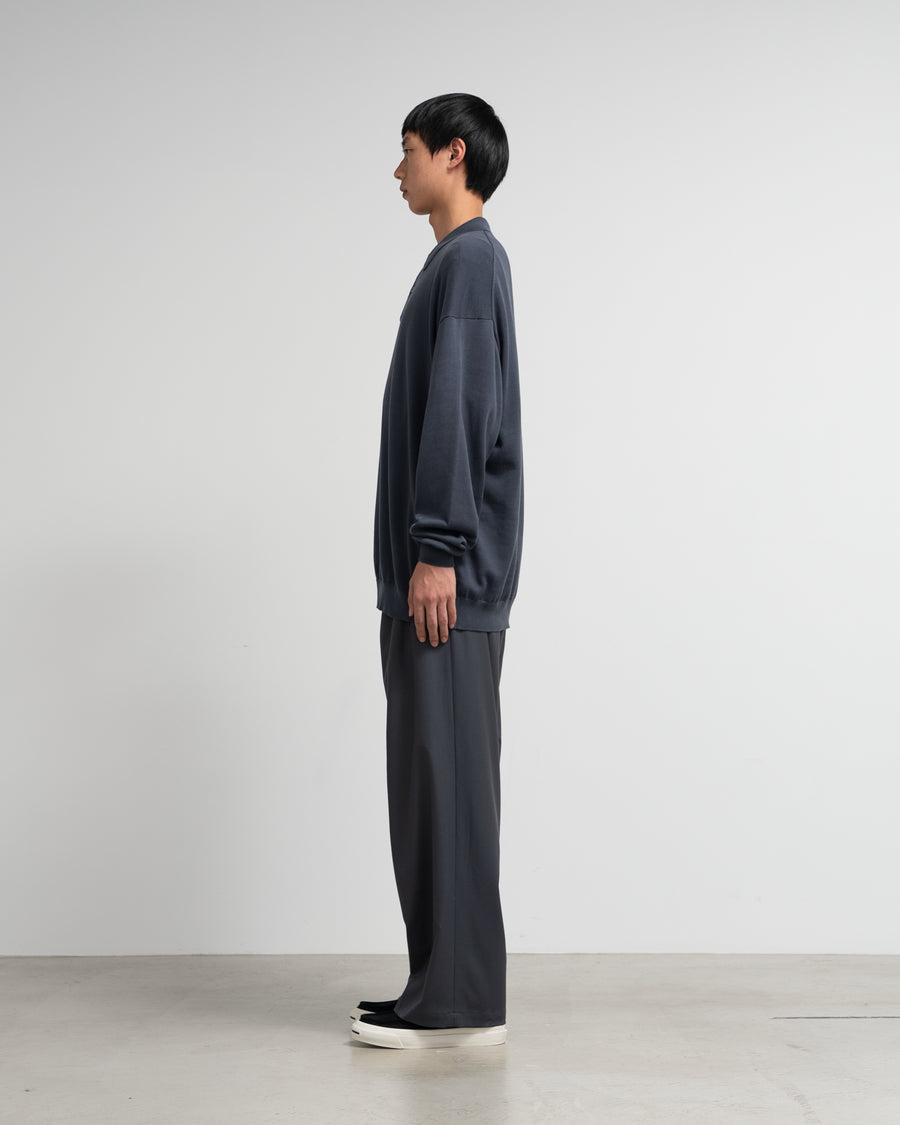 Extra Fine Wool Easy Wide Pants
