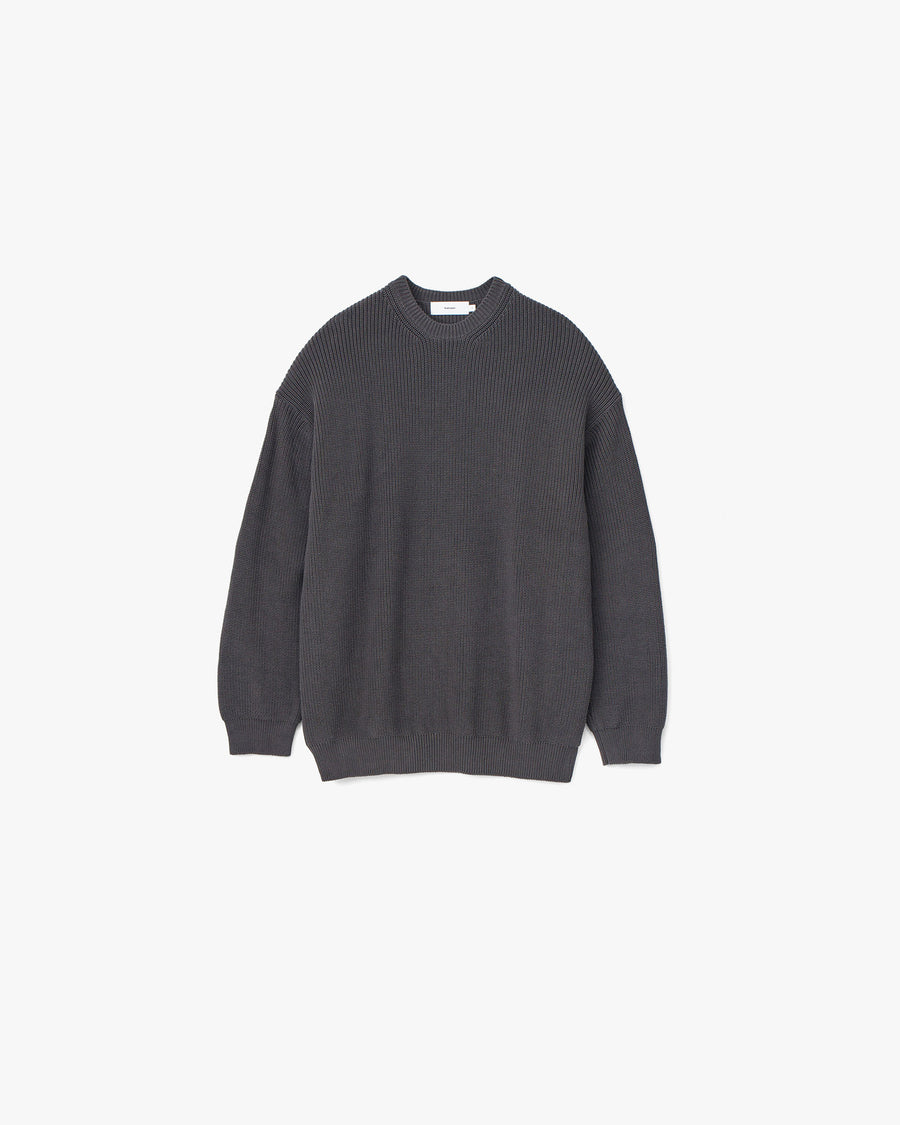 Suvin Loose Rib Crew Neck Knit