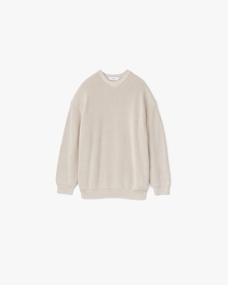 Suvin Loose Rib Crew Neck Knit