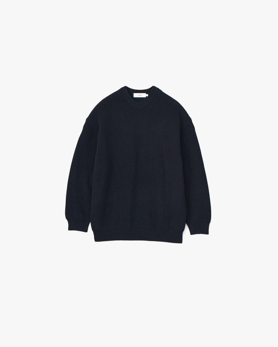 Suvin Loose Rib Crew Neck Knit