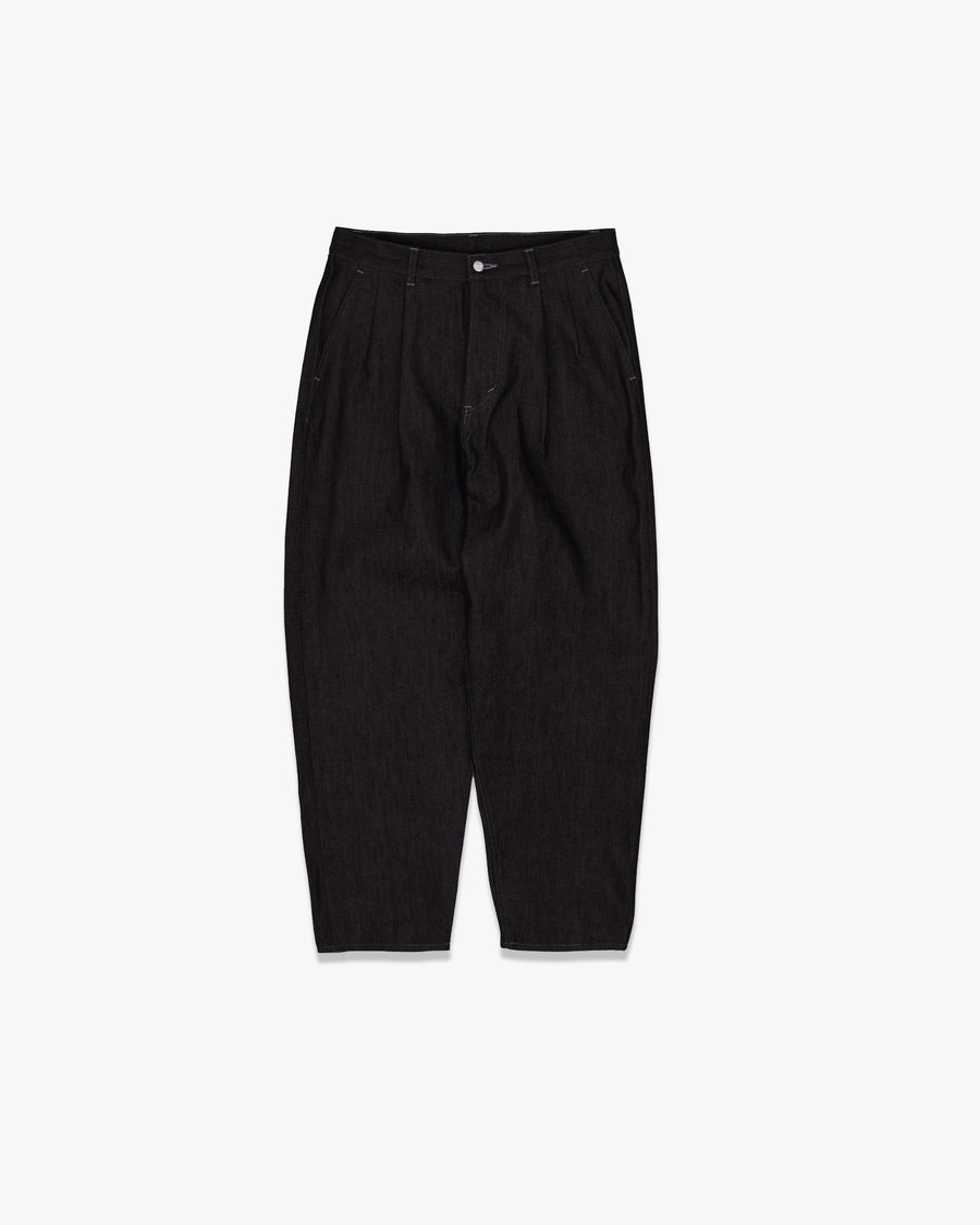 Selvage Denim Two Tuck Tapered Pants