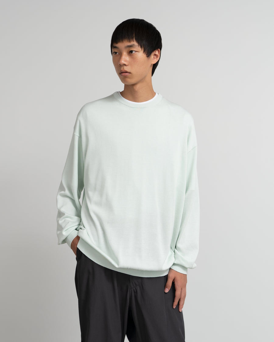 Suvin High Gauge L/S Crew Neck Knit