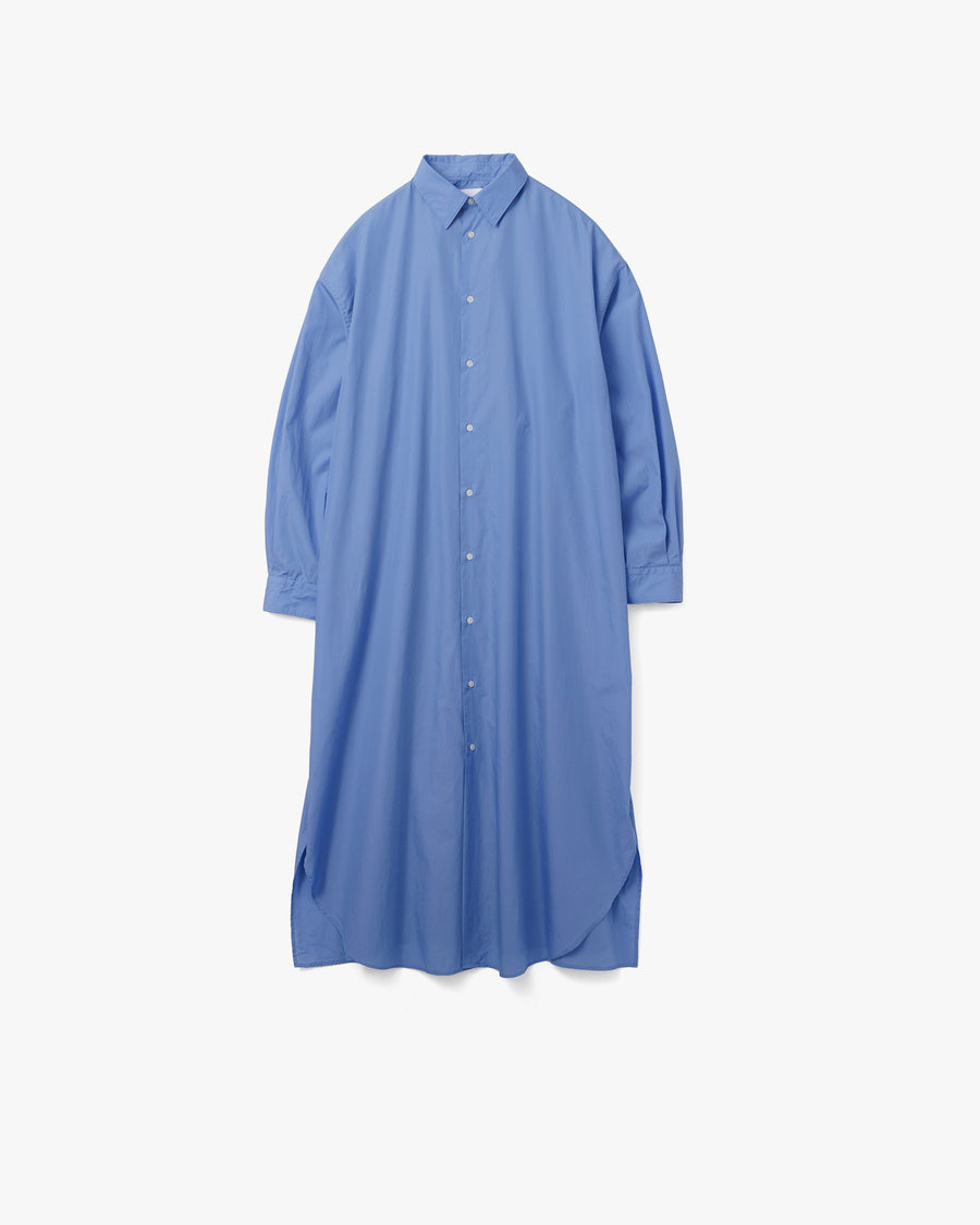 Broad Regular Collar Oversized Shirt Dress